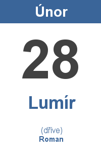 Pranostika 28.2. - Lumír, Roman