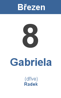 Pranostika 8.3. - Gabriela, Radek